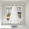 4ft White Artificial Christmas Tree Prelit With Stand ,100 Warm White Led Lights