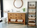 4 Pack Pantry Baskets for Organizing Storage Farmhouse Bathroom Basket Lined Basket Handmade Toiletry Basket for Shelves Countertop Metal Wire Baskets