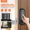 VEVOR Mechanical Keyless Entry Door Lock, 14 Digit Keypad, Double-sided Embedded Outdoor Gate Door Locks Set with Handle and Keypad