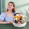 Light Luxury Cosmetic Turnable Storage Display Rack
