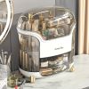 1PC desktop cosmetics partition storage box multifunctional jewelry and skin care product storage rack transparent dustproof and waterproof desktop dr