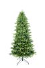 Artificial Christmas Tree Prelit PE&PVC With Metal Stand,550 Multi-Colour LED Lights